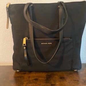 Michael Kors Large Nylon Ariana black tote bag